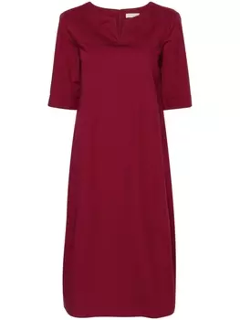 Antonelli поплиновое платье миди Novak, красный