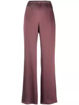 Antonelli шелковые брюки Rapolano широкого кроя, фиолетовый
