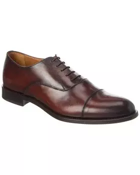 Antonio Maurizi Кожаные оксфорды с капюшоном и носком, коричневый