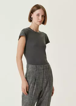 Антрацитовая футболка AllSaints