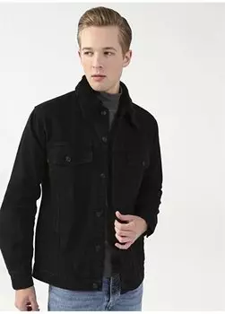 Антрацитовая мужская летняя куртка с длинными карманами E-JACKET-04 Aeropostale, антрацитовый