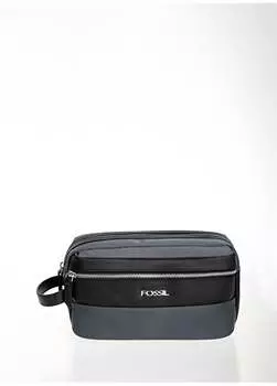 Антрацитовая мужская сумка 25X14x12 см 01FS2050 Fossil, антрацитовый