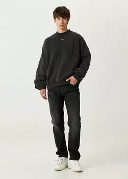 Антрацитовые джинсовые брюки Off-White