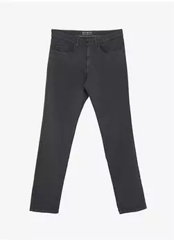 Антрацитовые мужские брюки 4BX012420004 Beymen Business, антрацитовый