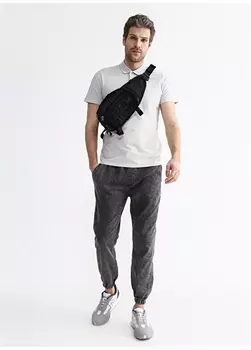 Антрацитовые мужские джинсовые брюки Fabrika