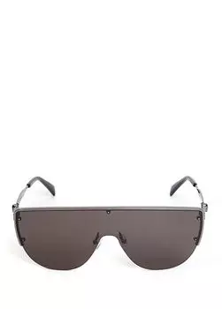 Антрацитовые женские солнцезащитные очки Mcqueen, серый