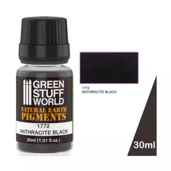 Антрацитовый черный (30 мл), Natural Earth Pigments (Green Stuff World)