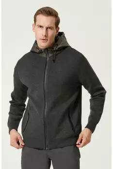 Антрацитовый Кардиган Network, серый