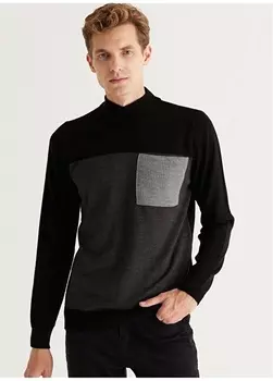 Антрацитовый мужской свитер Altnyldz Classic