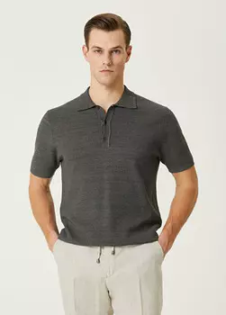 Антрацитовый трикотаж Network, черный