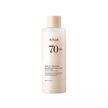 Anua Rice 70 Glow Milky Toner Увлажняющий рисовый тоник для лица 250 мл