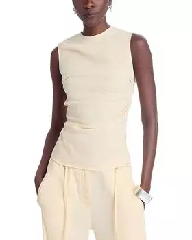 Анушка Топ Proenza Schouler White Label, коричневый/бежевый