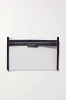 ANYA HINDMARCH клатч Loose Pocket Big Things из ТПУ с кожаной отделкой, прозрачный