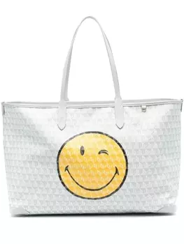 Anya Hindmarch сумка-тоут I Am A Plastic Bag, серый