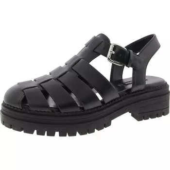 Anybel 3 женские регулируемые туфли из искусственной кожи на блочном каблуке Nine West, черный