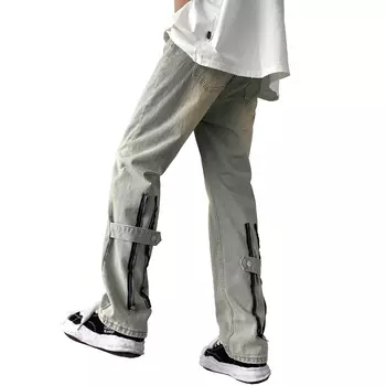 Anywalk Джинсы унисекс Желтая Грязь