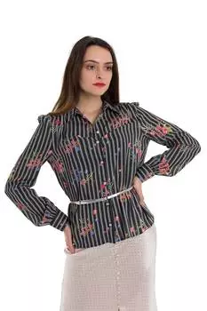 Анжела эфирная рубашка Resense, черный