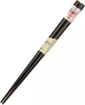 Aoba 261193 Палочки для еды, посудомоечная машина, шарик-стрекоза, японские картины, кумакори, красный, 9,1 дюйма (23 см), импорт, сделано в Японии, Red