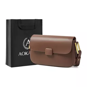 AOKANG Женская сумка через плечо, Черный
