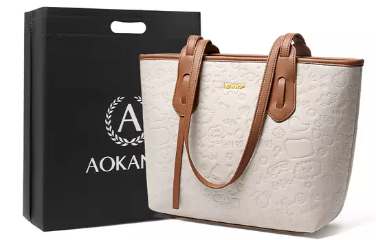 AOKANG Женская сумка через плечо, Молочный абрикос - 703030