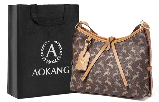 AOKANG Женская сумка через плечо, Орехи и абрикосы