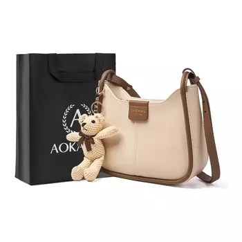 AOKANG Женская сумка через плечо, Тапиока желтая