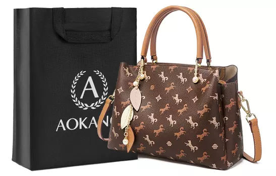 AOKANG Женская сумка, Глазурованный зеленый