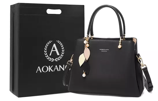 AOKANG Женская сумка, Хепберн Блэк