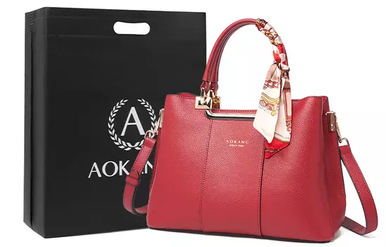 AOKANG Женская сумка, Элегантный белый