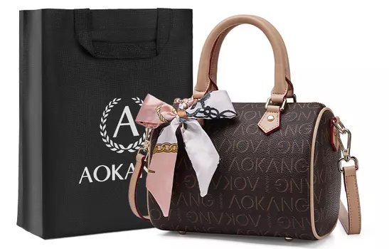 AOKANG Женская сумка, Кофе какао (орнамент в виде мишки) - 703042