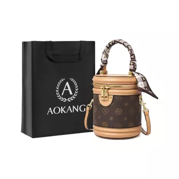 AOKANG Женская сумка, Кофе (шарф)