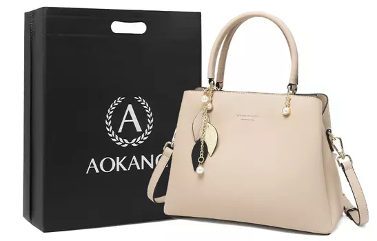 AOKANG Женская сумка, Крем