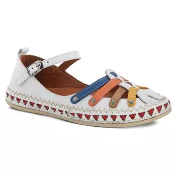 Apache Мэри Джейн Флэт Spring Step, белый