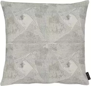 АПЕЛЬТ декоративная подушка "1307", чехол без наполнения, 1 шт APELT 46х46 см, серый/бежевый