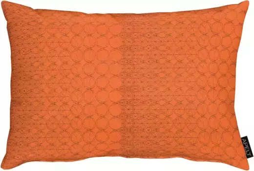 АПЕЛЬТ декоративная подушка "1308", чехол с наполнителем, 1 шт APELT 45х45 см, оранжевый