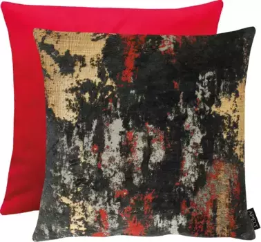 АПЕЛЬТ декоративная подушка "1316" APELT 45х45 см, красный/черный