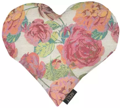 АПЕЛЬТ декоративная подушка "1553" с наполнителем APELT 35х40 см, оранжевый/розовый