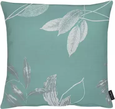 АПЕЛЬТ декоративная подушка "1602", чехол с наполнителем, 1 шт APELT 48х48 см, бирюзовый