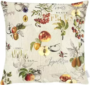 АПЕЛЬТ декоративная подушка "1609", чехол с наполнителем, 1 шт APELT 39х39 см, оранжевый