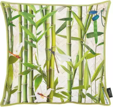 АПЕЛЬТ декоративная подушка "1702", чехол без наполнения, 1 шт APELT 49х49 см, зеленый