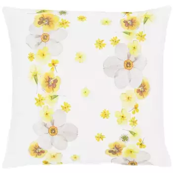АПЕЛЬТ декоративная подушка "2202", чехол без наполнения, 1 шт APELT 46х46 см, цвет gelb + bedruckt-geblmt
