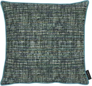 АПЕЛЬТ декоративная подушка "2700", чехол с наполнителем, 1 шт APELT 39х39 см, цвет petrol + unifarben