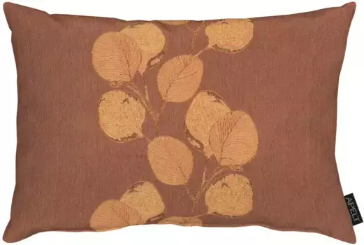 АПЕЛЬТ декоративная подушка "2717", чехол с наполнителем, 1 шт APELT 45х45 см, цвет terrakotta + gemustert