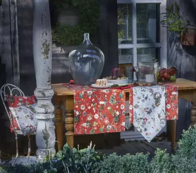 АПЕЛЬТ декоративная подушка "3610", с наполнителем APELT 35х50 см, цвет bunt/wei + bedruckt