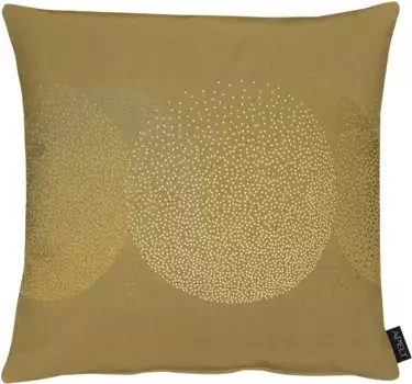 АПЕЛЬТ декоративная подушка "5234", чехол с наполнителем, 1 шт APELT 48х48 см, цвет gelb + gemustert