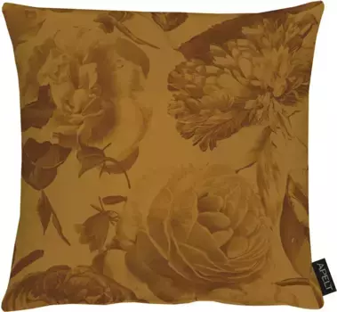 АПЕЛЬТ декоративная подушка "5255", чехол с наполнителем, 1 шт APELT 48х48 см, оранжевый