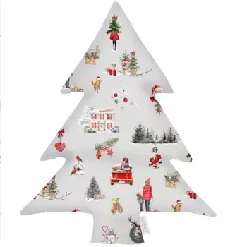 АПЕЛЬТ декоративная подушка «5821» Apelt, цвет grau, rot + bedruckt