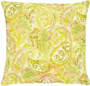 АПЕЛЬТ декоративная подушка "6101", чехол с наполнителем, 1 шт APELT 39х39 см, зеленый