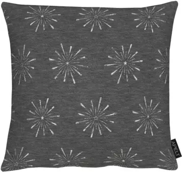 АПЕЛЬТ декоративная подушка "6302" APELT 39х39 см, цвет anthrazit, silberfarben + gemustert