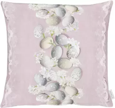 АПЕЛЬТ декоративная подушка "6411", чехол с наполнителем, 1 шт APELT 48х48 см, розовый